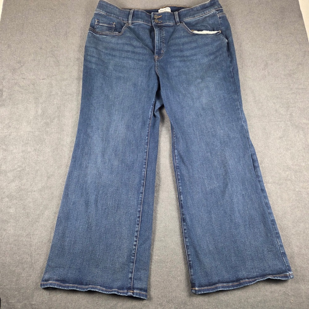 Lane‎ Bryant Bootcut Jeans Womens 22S Blue Excellent Tighter Tummy High-Rise